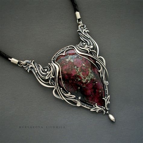 amazing wire wrapped jewelry  lyudmila kuryakova  beading gem