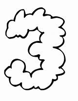 Cloud Coloring Clouds Clipart Pages Numbers Clip Cliparts Library Printable Books Popular Clipartbest sketch template