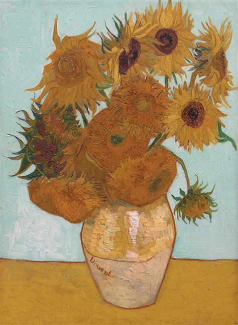 Palacelearning Sunflowers By Vincent Van Gogh Fine Art
