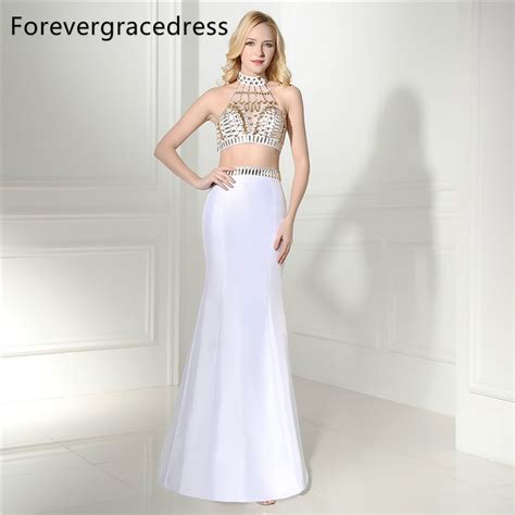 forevergracedress mermaid two pieces prom dress 2018 sexy sleeveless