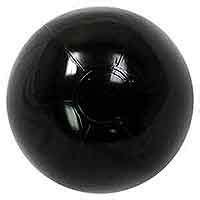 click  view beach ball solid black black