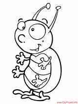 Bug Cartoon Coloring Pages Clipart Animals Cliparts Sheet Next Library Coloringpagesfree sketch template