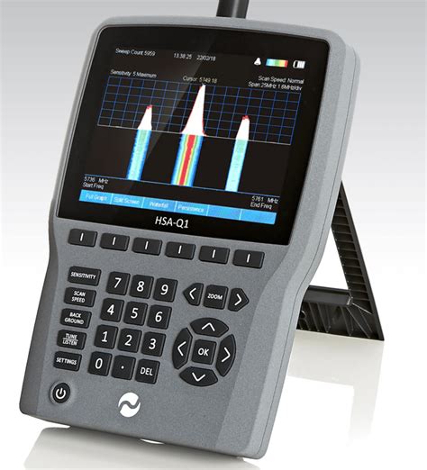 handheld spectrum analyzer hsa   ghz rf spectrum analyzer