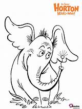 Hears Horton Seuss Bubakids Elephant sketch template
