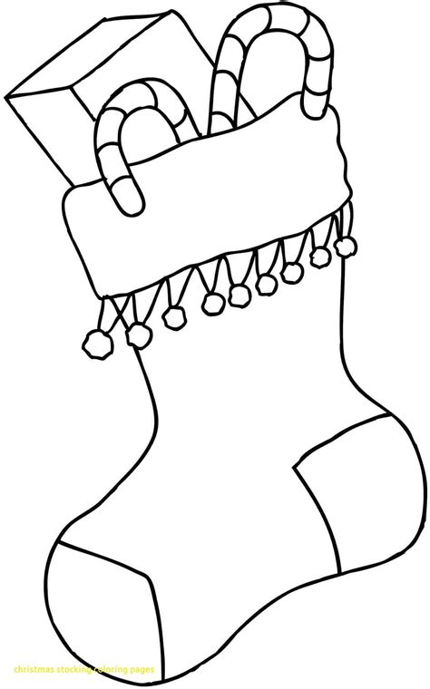 christmas stocking coloring pages  getcoloringscom