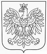 Polski Kolorowanki Godło Polen Kolorowanka Polskie Polnische Symbole Listopad Volkskunst Sprache Open Gdynia Wappen Narodowe sketch template