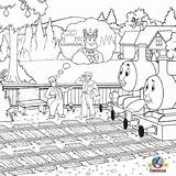 Coloring Pages Thomas Engine Steam James Train Color Printable Kids Tank Electronic Percy Print Colouring Drawing Railroad Magic Getcolorings Kindergarten sketch template