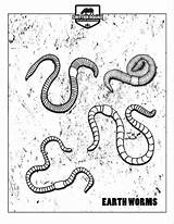 Earthworm Crittersquad sketch template