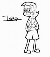 Cyberchase Coloring Pages Inez Kids Cartoons Popular sketch template