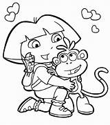 Dora sketch template