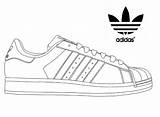 Superstar Sneakers Zapatillas Chaussure Coloringpagesfortoddlers Trainers Calzado Cleats sketch template