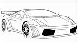 Coloring Car Pages Lamborghini Luxury Cars Auto Colouring sketch template