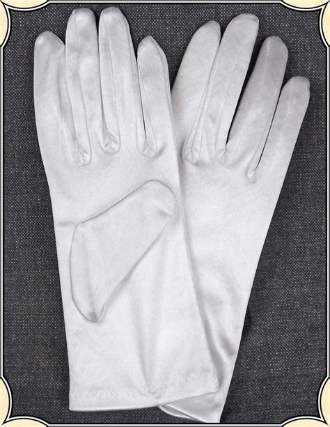 ladies gloves  black  white