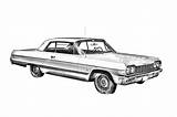 Impala 1964 Car Chevrolet Illustration Keith Webber Jr Chevy Photograph 11th Uploaded April Which sketch template