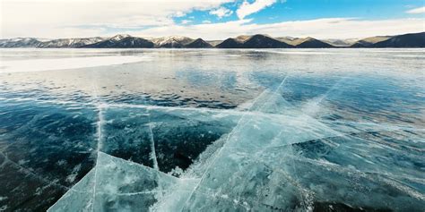 winter and summer lake baikal delightful photos from the sky