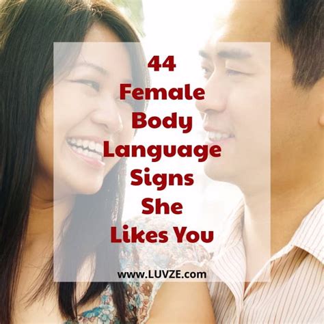 44 female body language signs she likes you and is interested in you