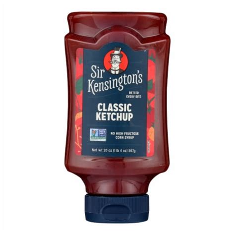 sir kensingtons ketchup squeeze bottle case    oz  pack