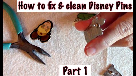 disney pins how to fix a bent pin back cleaning tips