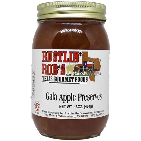 gala apple preserves rustlin robs gourmet texas foods