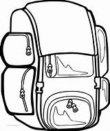 Bag Coloring School Backpack Camping Clipart Big Drawing Pages Clipartmag Wecoloringpage Camp Kids sketch template