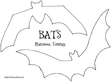 halloween bat template clip art library