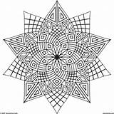Coloring Geometry Geometric Designs Color Designlooter Shapes Too Adult sketch template