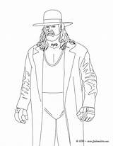Undertaker Coloriage Colorier Coloriages Catcheur Hellokids sketch template