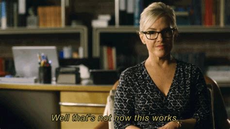 that s not how this works rachael harris by lucifer find and share on giphy