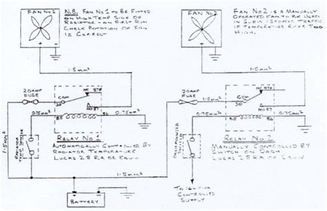 circuit diagram  electric cooling fan installation electric cooling fan fan installation
