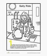 Coloring Sally Ride History Worksheets Month Goodall Jane Women Pages Grade Printable Projects Activities Girl Worksheet People First Clipart Printables sketch template