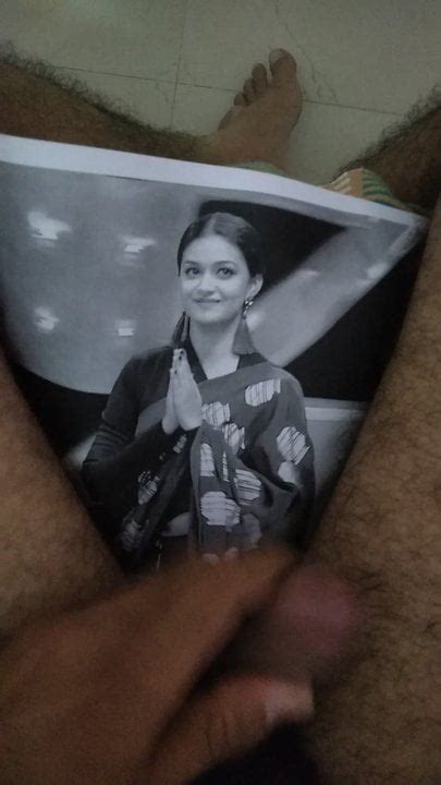 Keerthi Suresh Paper Cum Shot On Her Navel Hole Xhamster