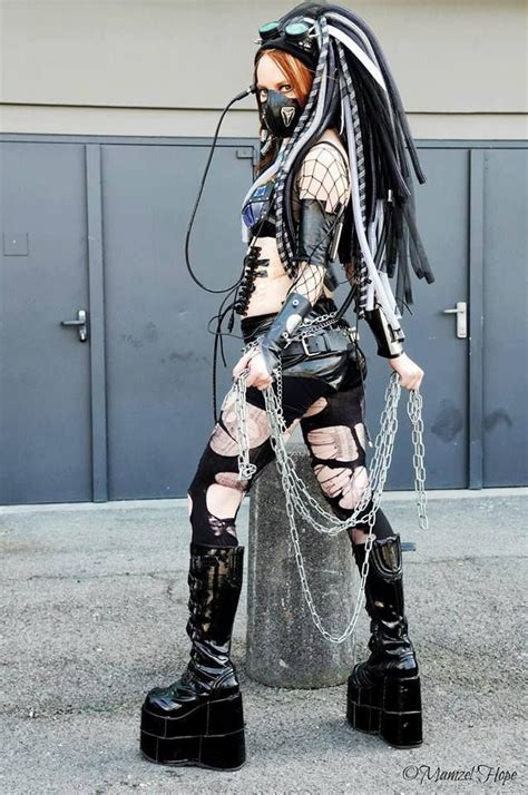 Cybergoth Girls Cyber Goth To Punk Pinterest Cybergoth Cyber