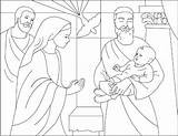 Jesus Colouring Lichtmis Simeon Casts Demons Presentazione Tempio Bijbel Bezoeken sketch template