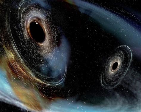 Merging Black Holes Photograph By Ligo Caltech Mit Sonoma State Aurore