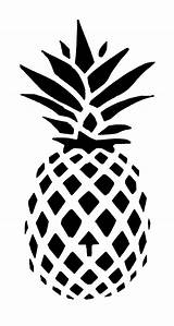 Pineapple Stencil Stencils Para Visitar Piña sketch template