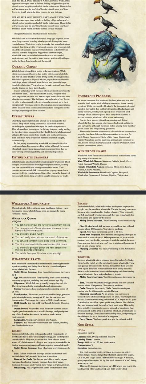 Pin By Jasper On Dnd Ideas Dnd Races Dungeons And Dragons Homebrew