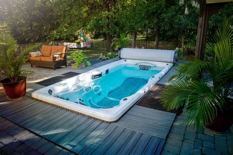 favorite swim spa backyard ideas   master spas blog
