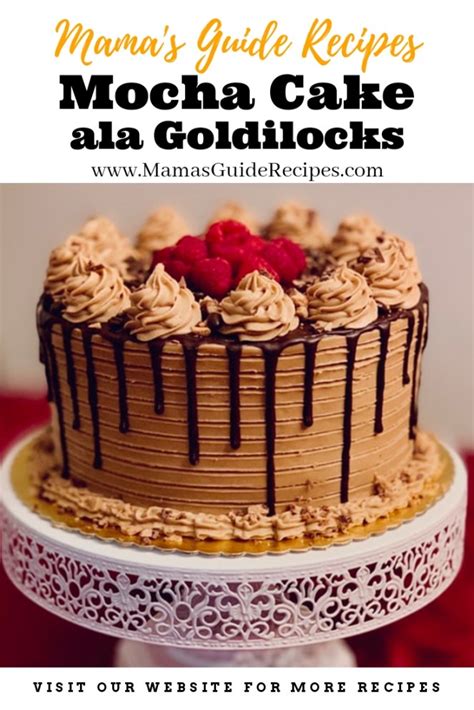 mocha cake ala goldilocks recipe