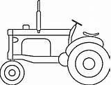 Tractor Drawing Easy Coloring Pages Deere John Outline Simple Baler Quilt Hay Clipart Kid Tractors Kids Template Printable Drawings Clip sketch template