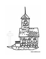 Church Buildings Coloring Pages sketch template
