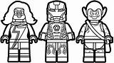 Coloring Lego Pages Marvel Print sketch template