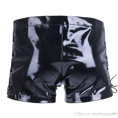 L Xxl Plus Size Patent Leather Latex Wetlook Sexy Gays