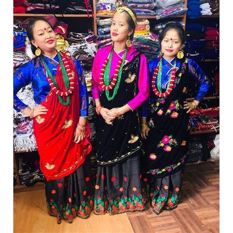 Pin On Nepalese Traditional Dresses
