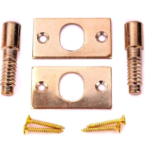 pairs  heavy duty brass hinge bolts  extra door security amazoncouk diy tools