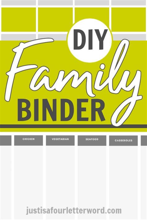 customizable binder pages family binder  printables family