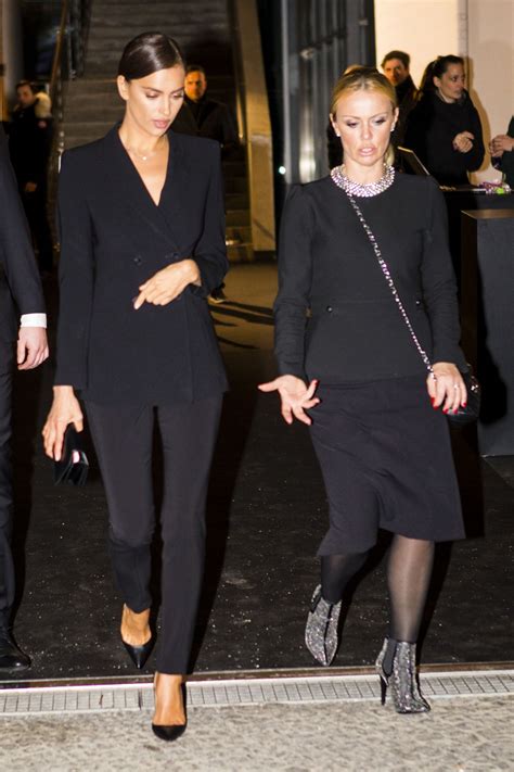 Irina Shayk Style Leaving Marc Cain After Show Party 1