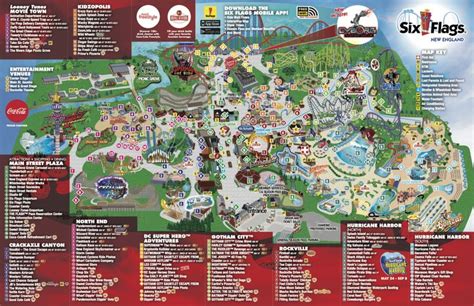 Six Flags Hurricane Harbor Map