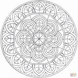 Coloring Mandala Pages Mandalas Para Supercoloring Printable Adults Colorear Adult Celtic Tablero Seleccionar sketch template