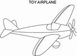 Coloring Airplane Toy Kids Printable Print Toys Pages Pdf Open  Studyvillage Attachments sketch template