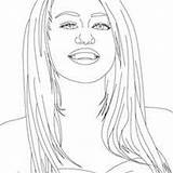 Miley Cyrus Hellokids sketch template